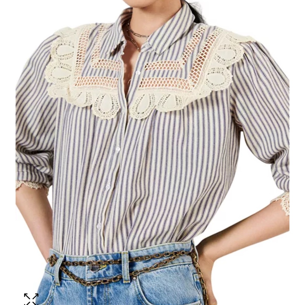 Ba&sh Anael stripped top